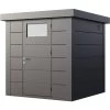 Abri En Acier Galvanisé Gris Anthracite 4,3m² Eleganto 2121 Telluria 2 Abri En Acier Galvanisé Gris Anthracite 4,3m² Eleganto 2121 Telluria -Abri De Jardin abri en acier galvanise gris anthracite 43m eleganto 2121 telluria