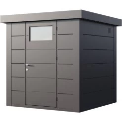 Abri En Acier Galvanisé Gris Anthracite 4,3m² Eleganto 2121 Telluria