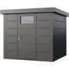 Abri En Acier Galvanisé Gris Anthracite 5,7m² Eleganto 2424 Telluria -Abri De Jardin abri en acier galvanise gris anthracite 57m eleganto 2424 telluria