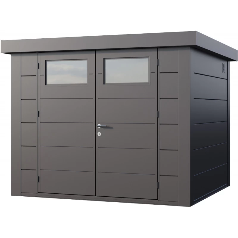 Abri En Acier Galvanisé Gris Anthracite 6,4m² Avec Double Porte Eleganto 2724 Telluria 3 Abri En Acier Galvanisé Gris Anthracite 6,4m² Avec Double Porte Eleganto 2724 Telluria