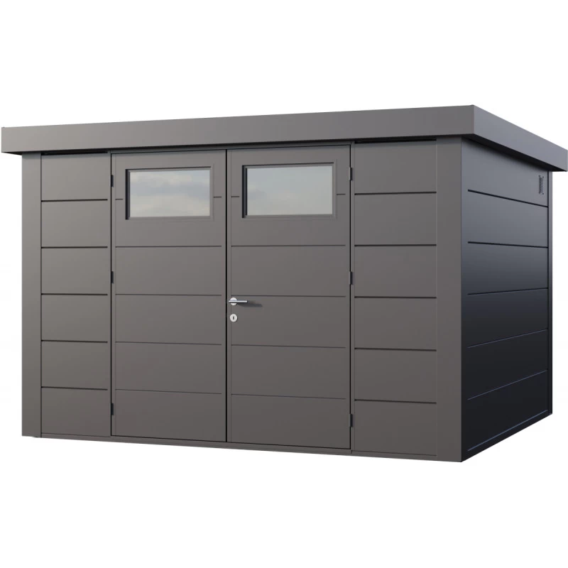 Abri En Acier Galvanisé Gris Anthracite 9,8m² Avec Double Porte Eleganto 3330 Telluria 3 Abri En Acier Galvanisé Gris Anthracite 9,8m² Avec Double Porte Eleganto 3330 Telluria
