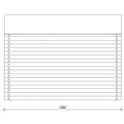 Abri En Bois Massif 12m² PRIMO 28mm Traité Teinté Marron Gardy Shelter -Abri De Jardin abri en bois massif 12m primo 28mm traite teinte marron gardy shelter 5