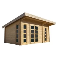 Abri En Bois Massif 19,25m² Cloisonné MODERNE 40mm Gardy Shelter 10 Abri En Bois Massif 19,25m² Cloisonné MODERNE 40mm Gardy Shelter -Abri De Jardin abri en bois massif 1925m cloisonne moderne 40mm gardy shelter 2