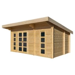 Abri En Bois Massif 19,25m² Cloisonné MODERNE 40mm Gardy Shelter 12 Abri En Bois Massif 19,25m² Cloisonné MODERNE 40mm Gardy Shelter -Abri De Jardin abri en bois massif 1925m cloisonne moderne 40mm gardy shelter 4