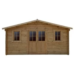 Abri En Bois Massif 19,8m² PLUS 28mm Traité Teinté Marron Gardy Shelter 12 Abri En Bois Massif 19,8m² PLUS 28mm Traité Teinté Marron Gardy Shelter -Abri De Jardin abri en bois massif 198m plus 28mm traite teinte marron gardy shelter 4