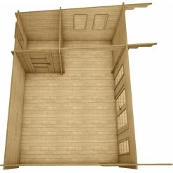 Abri En Bois Massif 22m² MODERNE - Madriers 40mm Gardy Shelter -Abri De Jardin abri en bois massif 22m moderne madriers 40mm gardy shelter 5