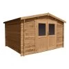 Abri En Bois Massif 9m² PRIMO 28mm Traité Teinté Marron Gardy Shelter 1 Abri En Bois Massif 9m² PRIMO 28mm Traité Teinté Marron Gardy Shelter -Abri De Jardin abri en bois massif 9m primo 28mm traite teinte marron gardy shelter