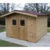 Abri En Bois Thermo Traité Thiers 11,97m² Et Toiture Onduline HABRITA -Abri De Jardin abri en bois thermo traite thiers 1197m et toiture onduline habrita