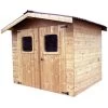 Abri En Bois Thermo Traité Thiers 7,81m² Et Toiture Onduline HABRITA 2 Abri En Bois Thermo Traité Thiers 7,81m² Et Toiture Onduline HABRITA -Abri De Jardin abri en bois thermo traite thiers 781m et toiture onduline habrita
