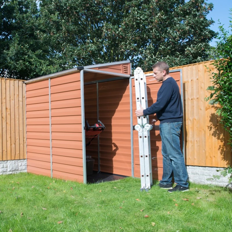 Abri En Polycarbonate 2,06m² Monopente Skylight Amber - Palram - Canopia 4 Abri En Polycarbonate 2,06m² Monopente Skylight Amber - Palram - Canopia – Image 2