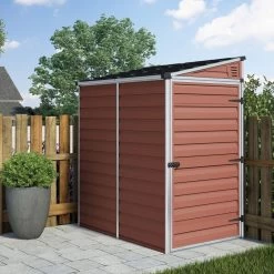 Abri En Polycarbonate 2,06m² Monopente Skylight Amber - Palram - Canopia