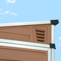 Abri En Polycarbonate 2,06m² Monopente Skylight Amber - Palram - Canopia 13 Abri En Polycarbonate 2,06m² Monopente Skylight Amber - Palram - Canopia -Abri De Jardin abri en polycarbonate 206m monopente skylight amber palram 5