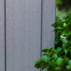 Abri Monopente En Résine Brossée Brossium 7,4m² + Plancher KETER -Abri De Jardin abri en resine brossee monopente brossium 6m plancher keter 4