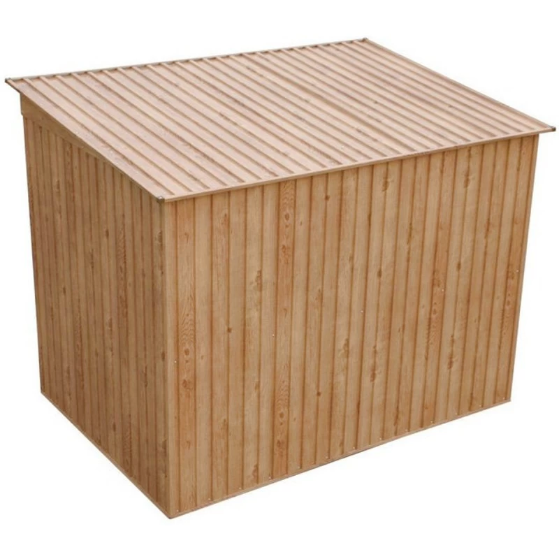 Abri Monopente En Métal Imitation Bois Skylight 4,84m² - DURAMAX + Kit D'ancrage 4 Abri Monopente En Métal Imitation Bois Skylight 4,84m² - DURAMAX + Kit D'ancrage – Image 2