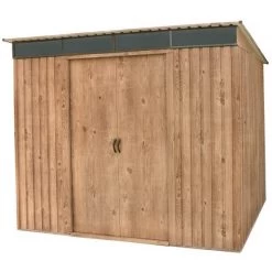 Abri Monopente En Métal Imitation Bois Skylight 4,84m² - DURAMAX + Kit D'ancrage 10 Abri Monopente En Métal Imitation Bois Skylight 4,84m² - DURAMAX + Kit D'ancrage -Abri De Jardin abri monopente en metal imitation bois skylight 484m duramax 2