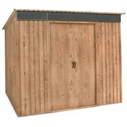 Abri Monopente En Métal Imitation Bois Skylight 4,84m² - DURAMAX + Kit D'ancrage 11 Abri Monopente En Métal Imitation Bois Skylight 4,84m² - DURAMAX + Kit D'ancrage -Abri De Jardin abri monopente en metal imitation bois skylight 484m duramax 3