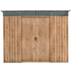 Abri Monopente En Métal Imitation Bois Skylight 4,84m² - DURAMAX + Kit D'ancrage 12 Abri Monopente En Métal Imitation Bois Skylight 4,84m² - DURAMAX + Kit D'ancrage -Abri De Jardin abri monopente en metal imitation bois skylight 484m duramax 4