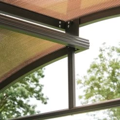 Abri Pour Barbecue 3,6m² En Aluminium Gris Anthracite Et Polycarbonate DCB Garden -Abri De Jardin abri pour barbecue 36m en aluminium gris anthracite et polycarbonate dcb garden 4