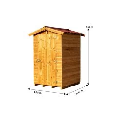 Abri Therma 1,96m² En Bois Thermo Traité Avec Plancher - HABRITA 11 Abri Therma 1,96m² En Bois Thermo Traité Avec Plancher - HABRITA -Abri De Jardin abri therma 196m en bois thermo traite avec plancher habrita 2