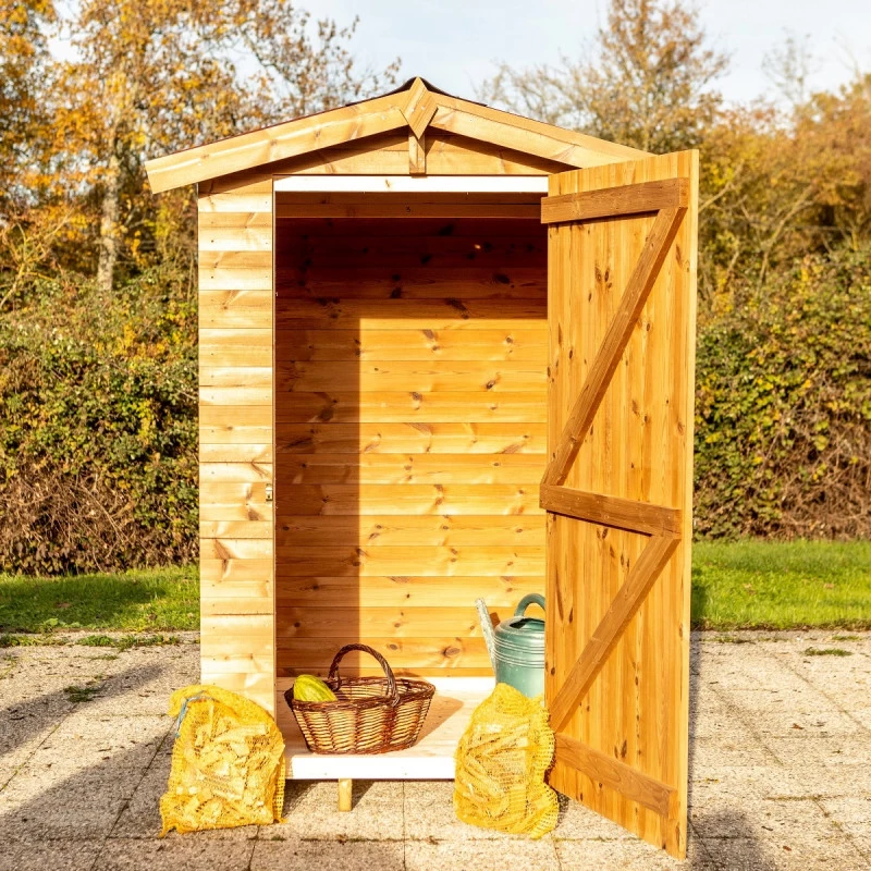 Abri Therma 1,96m² En Bois Thermo Traité Avec Plancher - HABRITA 8 Abri Therma 1,96m² En Bois Thermo Traité Avec Plancher - HABRITA – Image 6