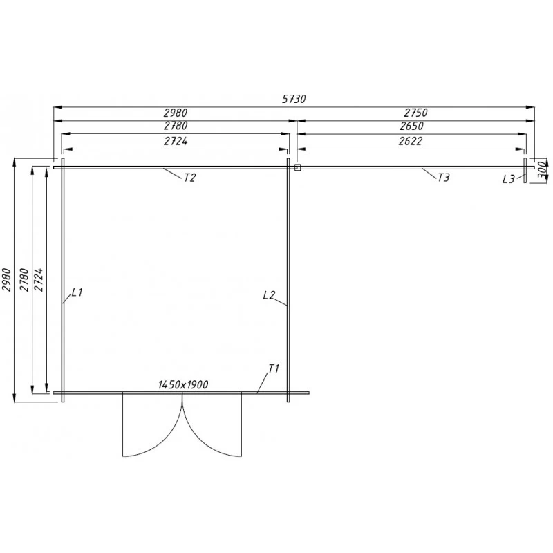 Abri Toit Plat 9m² PLUS + Terrasse Couverte Latérale 9m² Gardy Shelter 6 Abri Toit Plat 9m² PLUS + Terrasse Couverte Latérale 9m² Gardy Shelter – Image 4