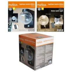 Applique Solaire Décorative Helios 200lm Avec Détection - MUNDUS -Abri De Jardin applique solaire decorative helios 200lm avec detection mundus 4