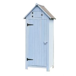 Abri De Jardin -Abri De Jardin armoire de jardin en bois lasure 041m habrita 1