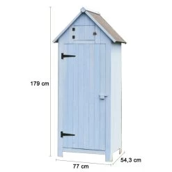 Armoire De Jardin En Bois Lasuré 0,41m² Habrita -Abri De Jardin armoire de jardin en bois lasure 041m habrita 2