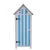 Armoire De Jardin En Bois Lasuré Bleu Et Blanc 0,41m² - Habrita -Abri De Jardin armoire de jardin en bois lasure bleu et blanc 041m habrita