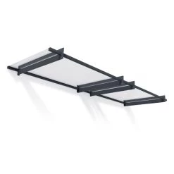 Auvent Marquise En Acrylique Gris Clair NANCY™ 3000 – Canopia By Palram -Abri De Jardin auvent marquise en acrylique gris clair nancy 3000 canopia 2