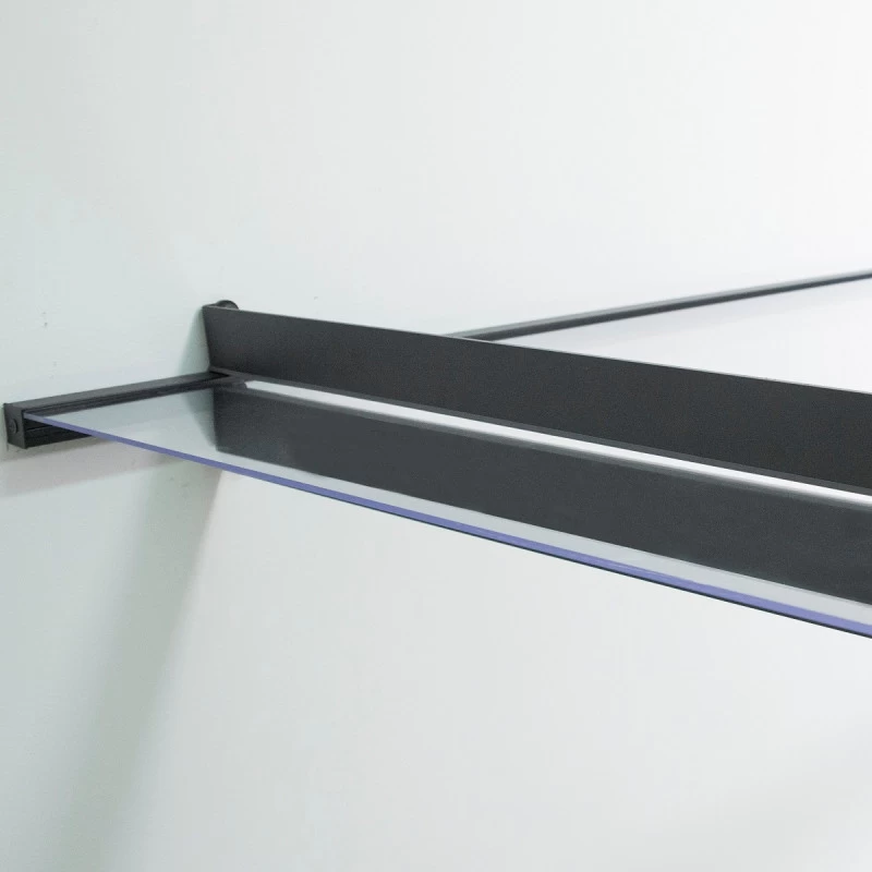 Auvent Marquise En Acrylique Gris Clair NANCY™ 4100 – Canopia By Palram 6 Auvent Marquise En Acrylique Gris Clair NANCY™ 4100 – Canopia By Palram – Image 4