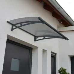 Auvent Marquise Gris AQUILA™ 1500 – Canopia By Palram -Abri De Jardin auvent marquise gris aquila 1500 palram canopia 3