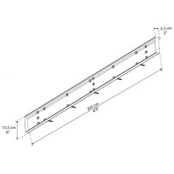 Auvent Marquise Gris AQUILA™ 2050 - Canopia By Palram -Abri De Jardin auvent marquise gris aquila 2050 palram canopia 4