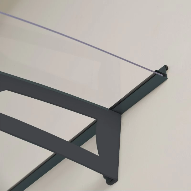 Auvent Marquise Transparent AQUILA™ 2050 - Palram - Canopia 7 Auvent Marquise Transparent AQUILA™ 2050 - Palram - Canopia – Image 5