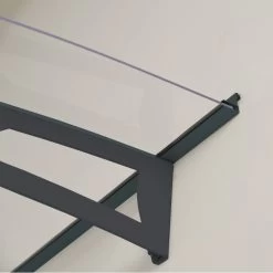 Auvent Marquise Transparent AQUILA™ 4500 - Palram - Canopia -Abri De Jardin auvent marquise transparent aquila 4500 palram 3