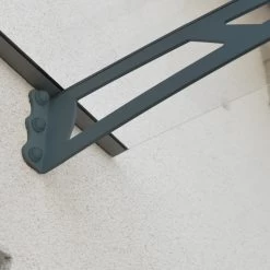 Auvent Marquise Transparent AQUILA™ 4500 - Palram - Canopia -Abri De Jardin auvent marquise transparent aquila 4500 palram 5