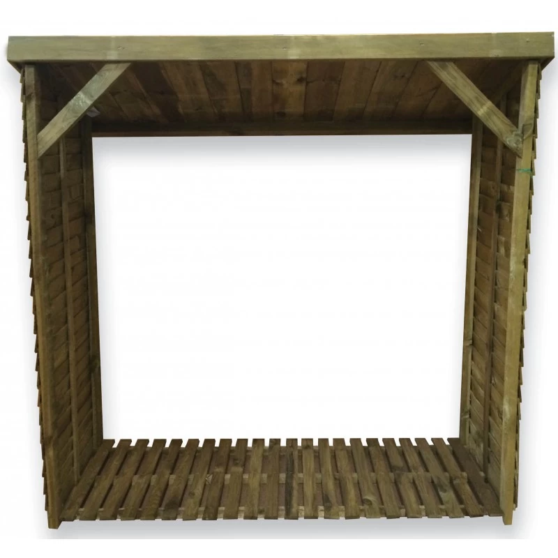 Bucher Mural 2 Stères En Bois Massif Certifié FSC Traité Autoclave 8 Bucher Mural 2 Stères En Bois Massif Certifié FSC Traité Autoclave – Image 6