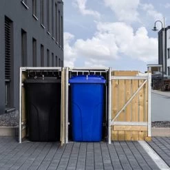 Cache-poubelle 2 Compartiments Müllbox En Bois Traité Naturel 2x240L – HIDE 13 Cache-poubelle 2 Compartiments Müllbox En Bois Traité Naturel 2x240L – HIDE -Abri De Jardin cache poubelle 2 compartiments mullbox en bois traite naturel 2x240l hide 5