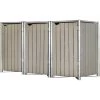 Cache-poubelle 3 Compartiments Müllbox En Bois Traité Gris 3x140L – HIDE -Abri De Jardin cache poubelle 3 compartiments mullbox en bois traite gris 3x140l hide
