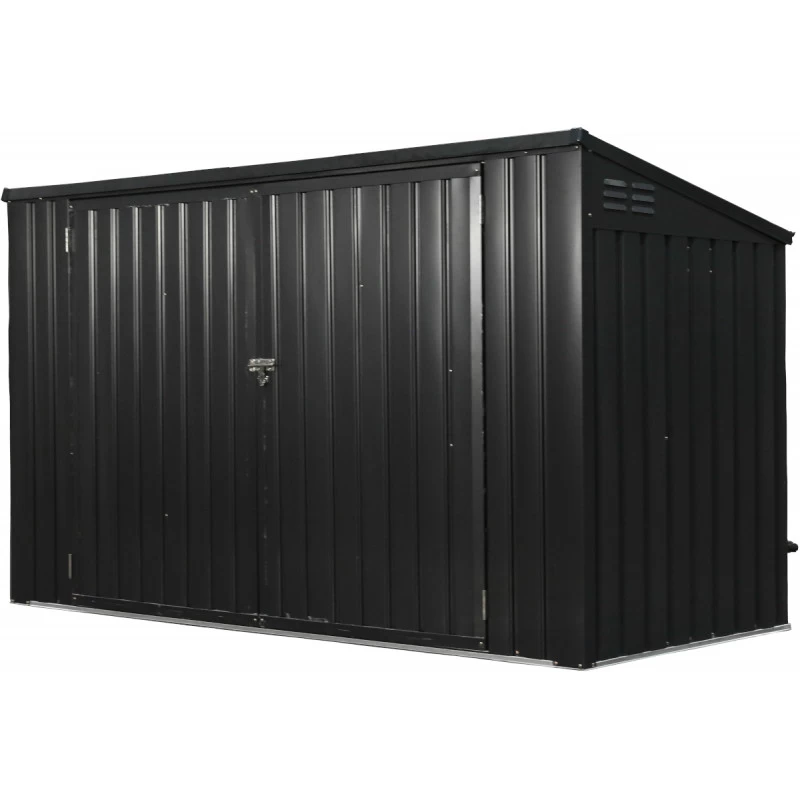 Cache-poubelle Double 172x100x131cm En Acier Pour Conteneurs 240L – Westmann 3 Cache-poubelle Double 172x100x131cm En Acier Pour Conteneurs 240L – Westmann