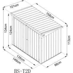 Cache-poubelle Double En Acier Pour Conteneurs 240L – Westmann 12 Cache-poubelle Double En Acier Pour Conteneurs 240L – Westmann -Abri De Jardin cache poubelle double en acier pour conteneurs 240l westmann 4