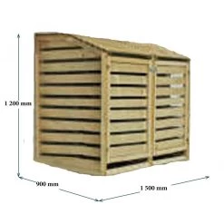 Cache Poubelle Double En Bois Massif Certifié Traité Autoclave 11 Cache Poubelle Double En Bois Massif Certifié Traité Autoclave -Abri De Jardin cache poubelle double en bois massif certifie traite autoclave 3