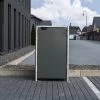 Cache-poubelle Müllbox En Aluminium Gris 240L – HIDE -Abri De Jardin cache poubelle mullbox en aluminium gris 240l hide