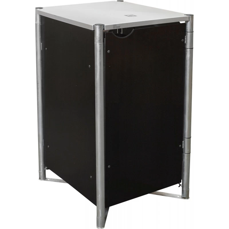 Cache-poubelle Müllbox En Aluminium Noir 240L – HIDE 4 Cache-poubelle Müllbox En Aluminium Noir 240L – HIDE – Image 2