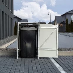 Cache-poubelle Müllbox En Aluminium Noir 240L – HIDE 13 Cache-poubelle Müllbox En Aluminium Noir 240L – HIDE -Abri De Jardin cache poubelle mullbox en aluminium noir 240l hide 5