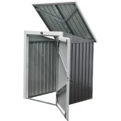 Cache-poubelle Simple En Acier Pour Conteneurs 240L – Westmann -Abri De Jardin cache poubelle simple en acier pour conteneurs 240l westmann 2