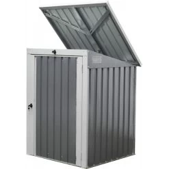 Cache-poubelle Simple En Acier Pour Conteneurs 240L – Westmann -Abri De Jardin cache poubelle simple en acier pour conteneurs 240l westmann 3