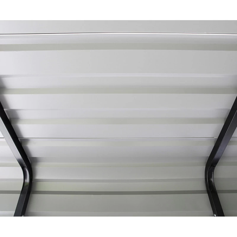 Carport à Toit En Acier Galvanisé 22,57m² Couleur Beige – Shelter Logic 8 Carport à Toit En Acier Galvanisé 22,57m² Couleur Beige – Shelter Logic – Image 6