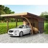 Carport Configuré 7x4x2,5m En Bois Traité Autoclave - SOLID -Abri De Jardin carport configure 7x4x25m en bois traite autoclave solid