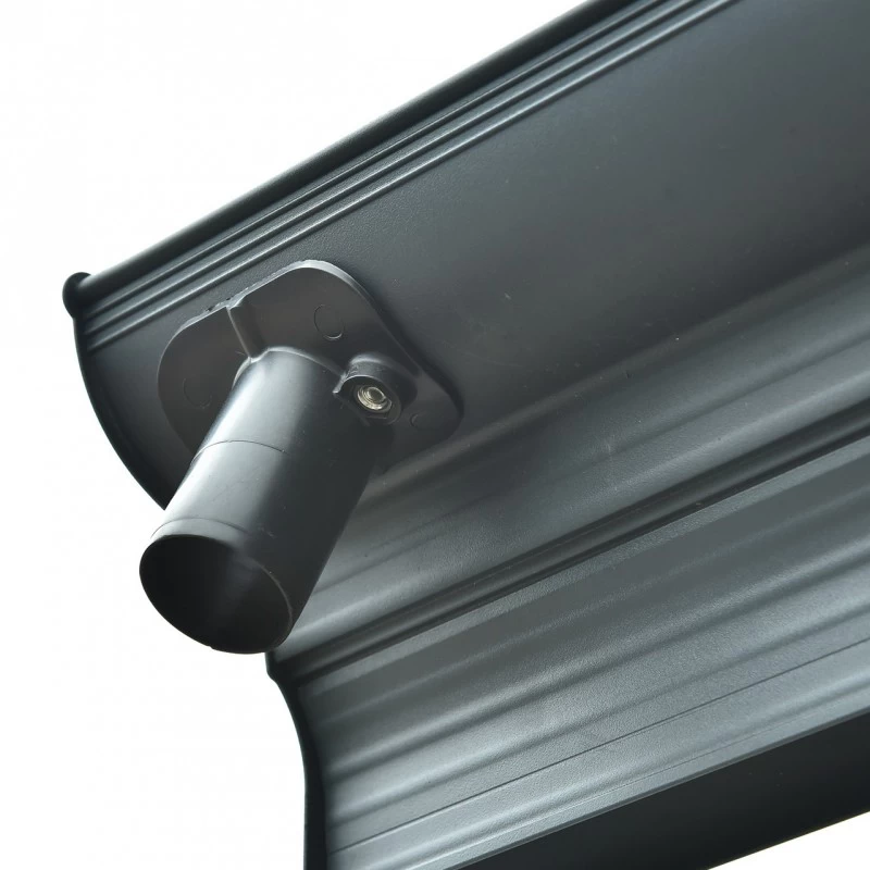 Carport Double En Aluminium Anthracite Et Polycarbonate 6mm X-METAL 8 Carport Double En Aluminium Anthracite Et Polycarbonate 6mm X-METAL – Image 6